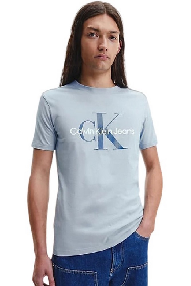 CALVIN KLEIN JEANS SEASONAL MONOGRAM TEE T-SHIRT ΑΝΔΡΙΚΟ SKY