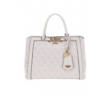 GUESS DAGAN TRIPLE CMPRTMNT SATCHEL ΤΣΑΝΤΑ ΓΥΝΑΙΚΕΙΑ DOVE
