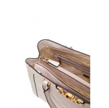 GUESS DAGAN TRIPLE CMPRTMNT SATCHEL ΤΣΑΝΤΑ ΓΥΝΑΙΚΕΙΑ DOVE