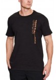 CALVIN JEANS JEANS STACKED OUTLINE LOGO TEE T-SHIRT ΑΝΔΡΙΚΟ BLACK