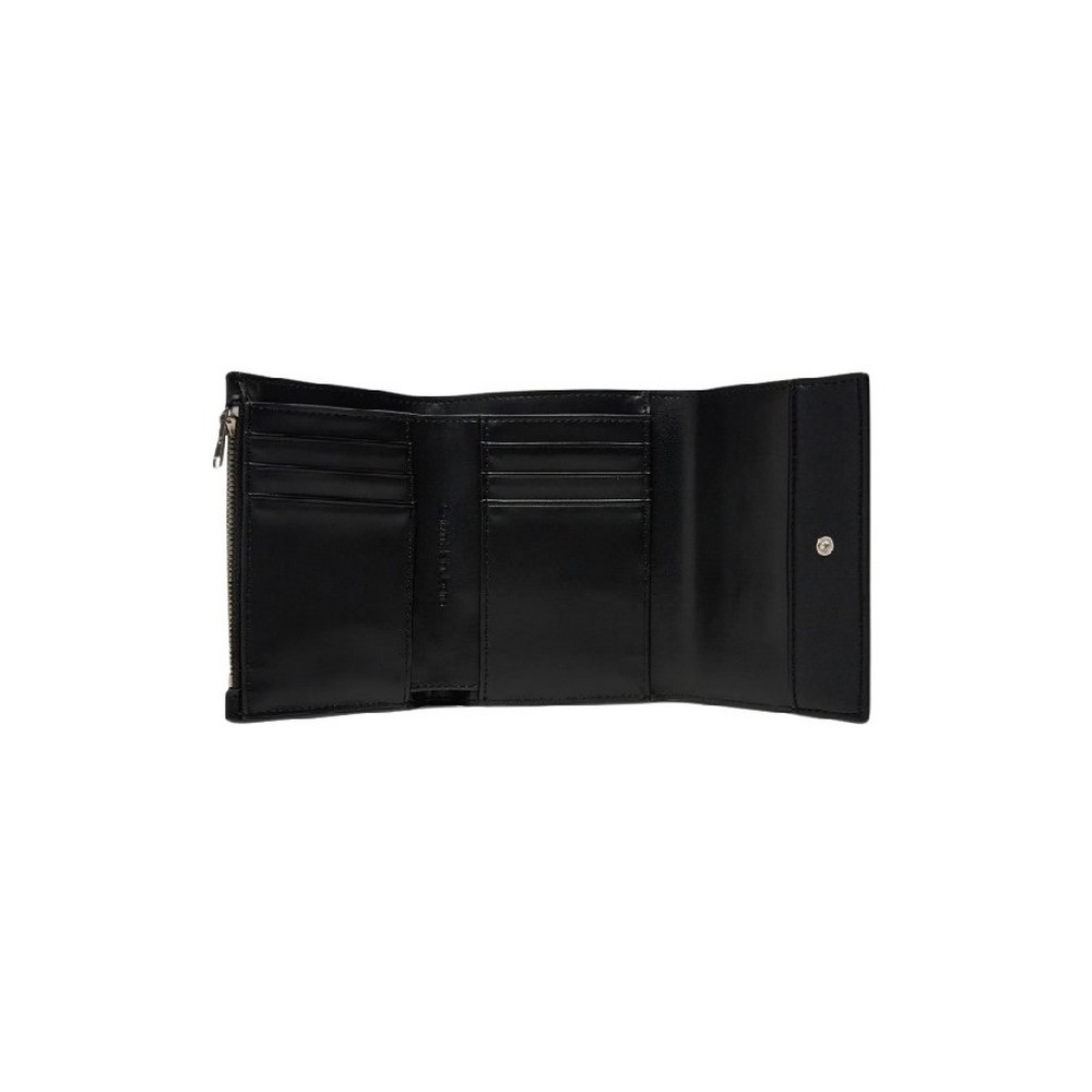 CALVIN KLEIN JEANS SCULPTED MEDIUM TRIFOLD ΠΟΡΤΟΦΟΛΙ ΓΥΝΑΙΚΕΙΟ BLACK