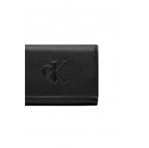 CALVIN KLEIN JEANS SCULPTED MEDIUM TRIFOLD ΠΟΡΤΟΦΟΛΙ ΓΥΝΑΙΚΕΙΟ BLACK