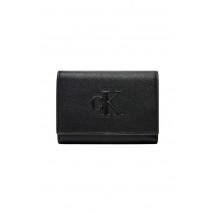 CALVIN KLEIN JEANS SCULPTED MEDIUM TRIFOLD ΠΟΡΤΟΦΟΛΙ ΓΥΝΑΙΚΕΙΟ BLACK