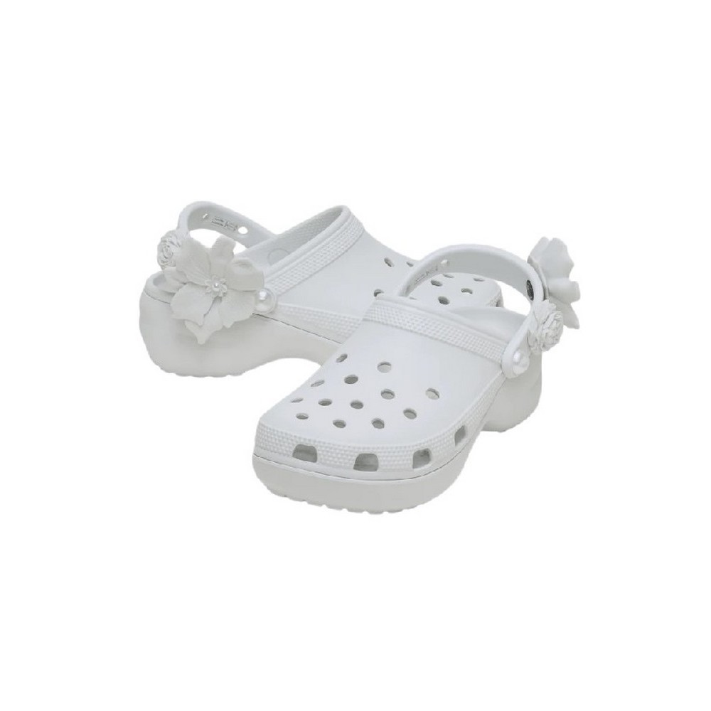 CROCS CLASSIC PLATFORM BOUQUET CLOG ΠΕΔΙΛΟ ΓΥΝΑΙΚΕΙΟ ICE