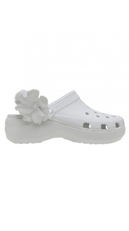 CROCS CLASSIC PLATFORM BOUQUET CLOG ΠΕΔΙΛΟ ΓΥΝΑΙΚΕΙΟ ICE