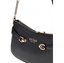 GUESS LORELEI TOP ZIP SHOULDER BAG ΤΣΑΝΤΑ ΓΥΝΑΙΚΕΙΑ BLACK