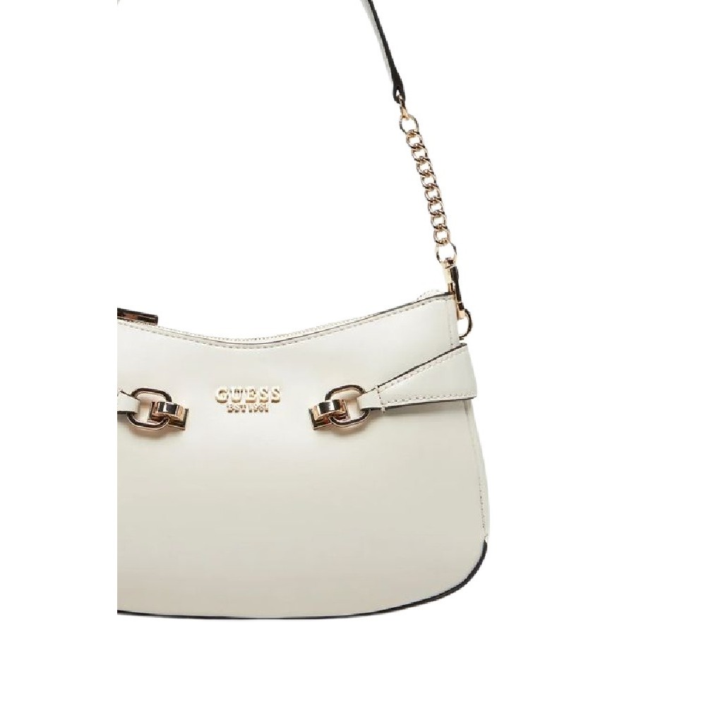 GUESS LORELEI TOP ZIP SHOULDER BAG ΤΣΑΝΤΑ ΓΥΝΑΙΚΕΙΑ BONE