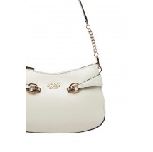 GUESS LORELEI TOP ZIP SHOULDER BAG ΤΣΑΝΤΑ ΓΥΝΑΙΚΕΙΑ BONE