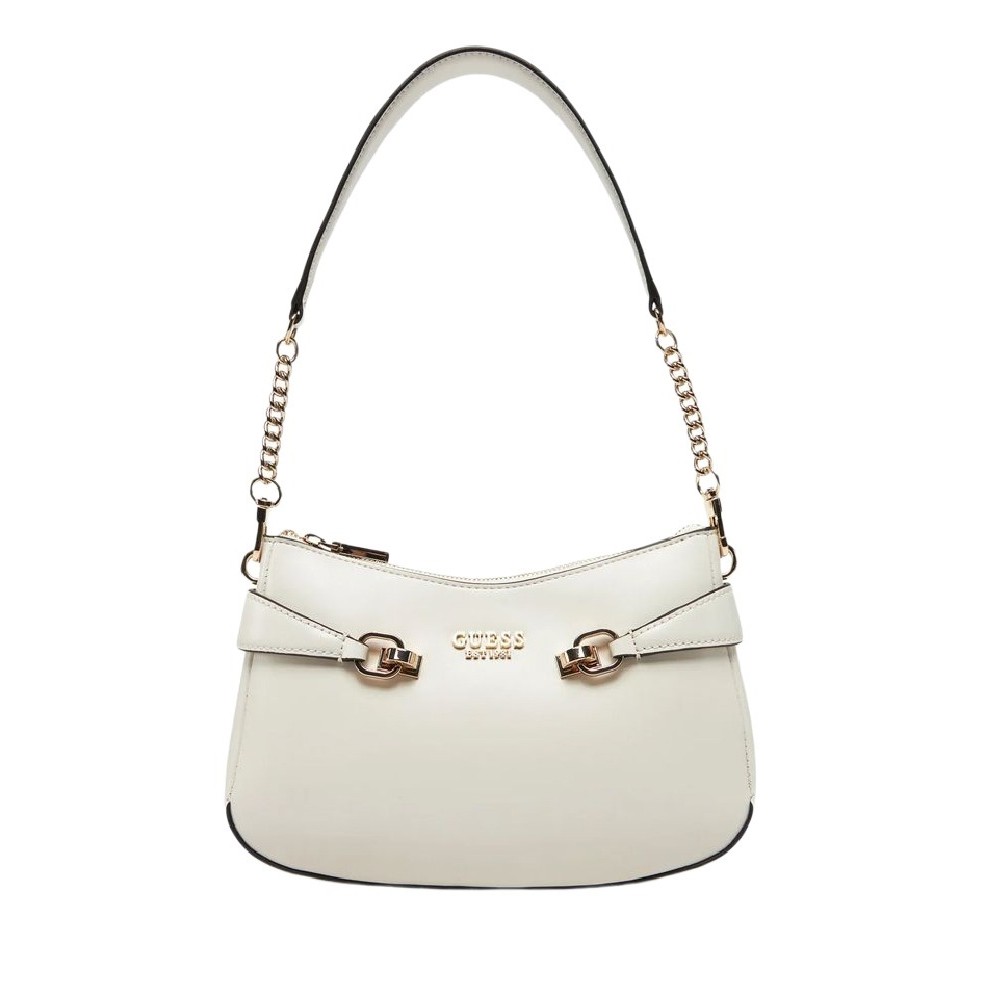 GUESS LORELEI TOP ZIP SHOULDER BAG ΤΣΑΝΤΑ ΓΥΝΑΙΚΕΙΑ BONE