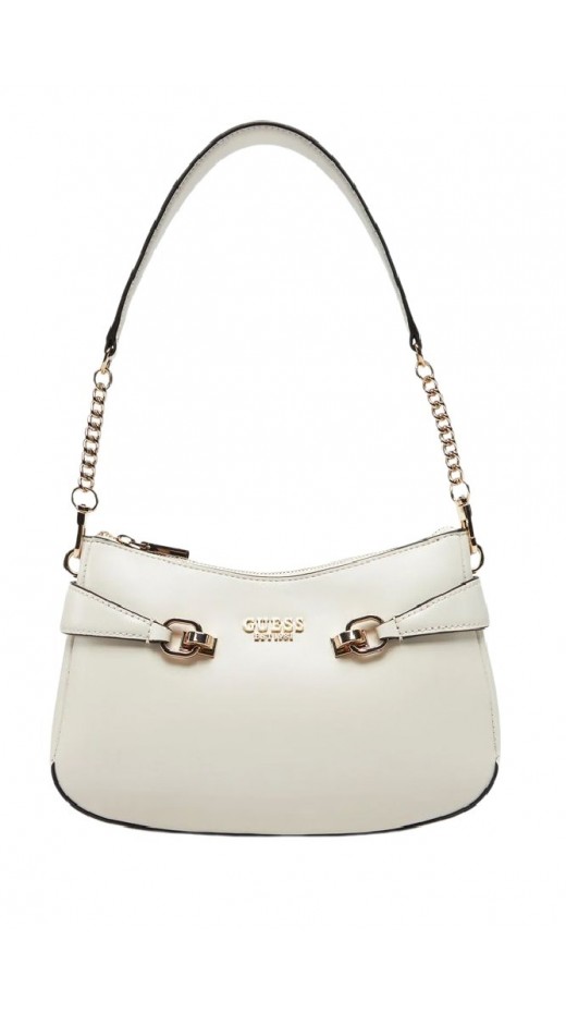 GUESS LORELEI TOP ZIP SHOULDER BAG ΤΣΑΝΤΑ ΓΥΝΑΙΚΕΙΑ BONE