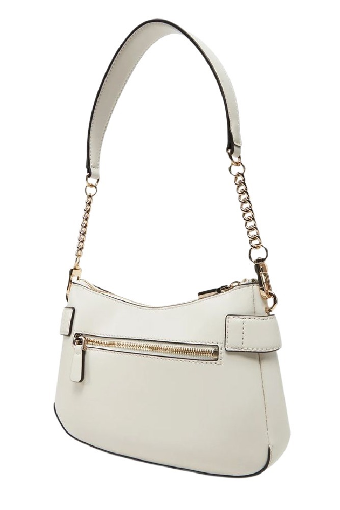 GUESS LORELEI TOP ZIP SHOULDER BAG ΤΣΑΝΤΑ ΓΥΝΑΙΚΕΙΑ BONE