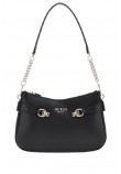 GUESS LORELEI TOP ZIP SHOULDER BAG ΤΣΑΝΤΑ ΓΥΝΑΙΚΕΙΑ BLACK