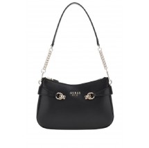 GUESS LORELEI TOP ZIP SHOULDER BAG ΤΣΑΝΤΑ ΓΥΝΑΙΚΕΙΑ BLACK