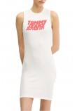 TOMMY JEANS BUBBLE TANK DRESS ΦΟΡΕΜΑ ΓΥΝΑΙΚΕΙΟ WHITE