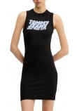 TOMMY JEANS BUBBLE TANK DRESS ΦΟΡΕΜΑ ΓΥΝΑΙΚΕΙΟ BLACK