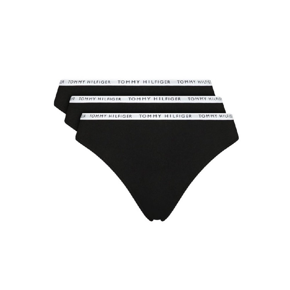TOMMY HILFIGER 3P THONG ΕΣΩΡΟΥΧΟ ΓΥΝΑΙΚΕΙΟ BLACK