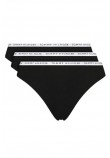 TOMMY HILFIGER 3P THONG ΕΣΩΡΟΥΧΟ ΓΥΝΑΙΚΕΙΟ BLACK