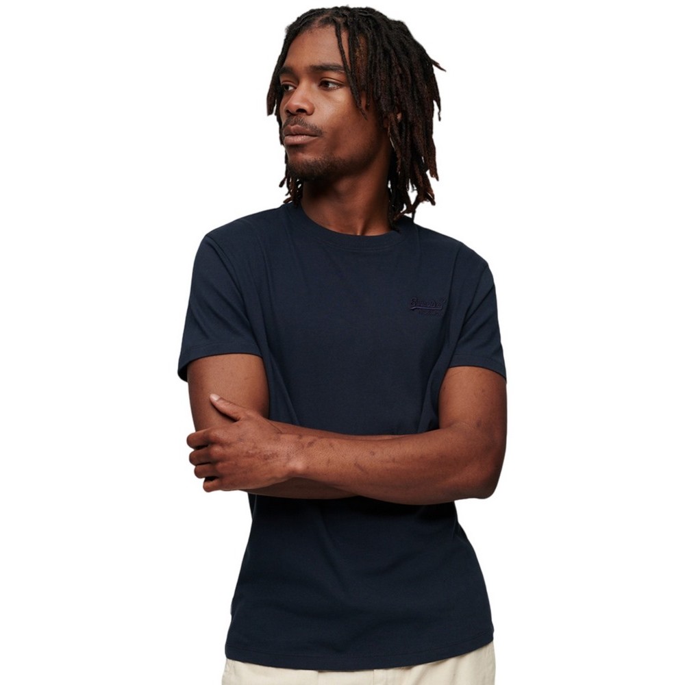 SUPERDRY D2 OVIN VINTAGE LOGO EMB TEE T-SHIRT ΑΝΔΡΙΚΟ NAVY