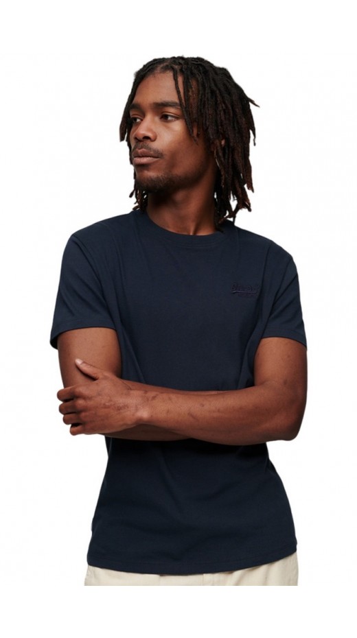 SUPERDRY D1 OVIN ESSENTIAL LOGO EMB TEE T-SHIRT ΜΠΛΟΥΖΑ ΑΝΔΡΙΚΗ NAVY
