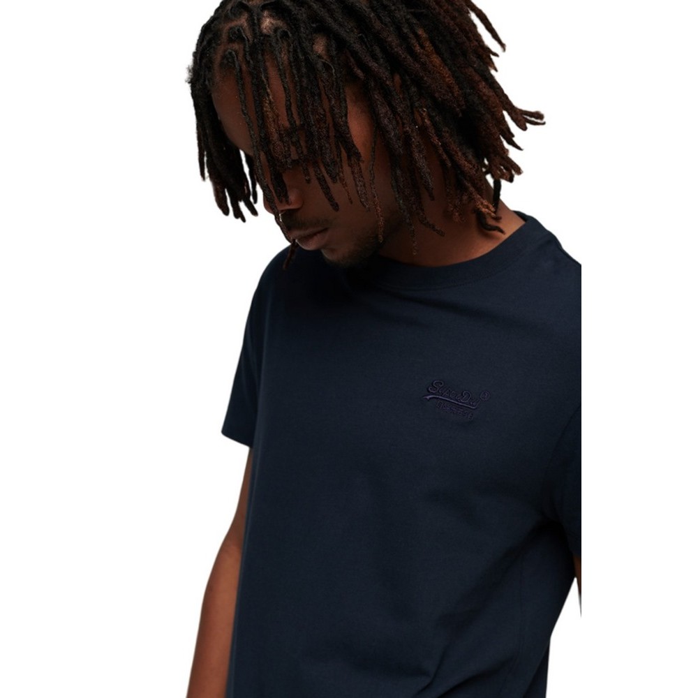 SUPERDRY D2 OVIN VINTAGE LOGO EMB TEE T-SHIRT ΑΝΔΡΙΚΟ NAVY