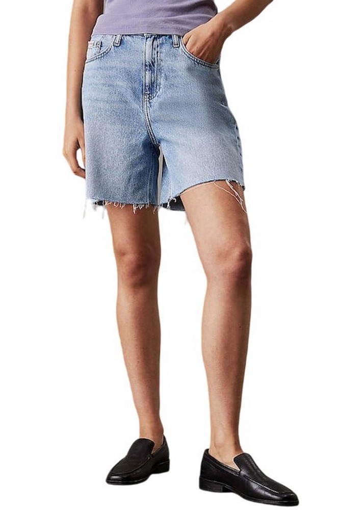 CALVIN KLEIN JEANS RELAXED BERMUDA SHORT ΒΕΡΜΟΥΔΑ ΓΥΝΑΙΚΕΙΑ LIGHT DENIM