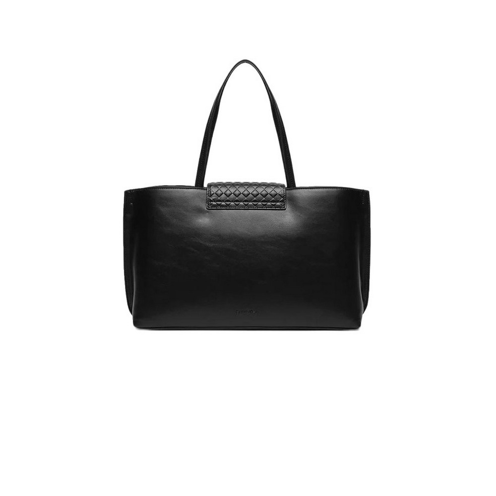 CALVIN KLEIN MINI QUILT MEDIUM ΤΣΑΝΤΑ ΓΥΝΑΙΚΕΙΑ BLACK