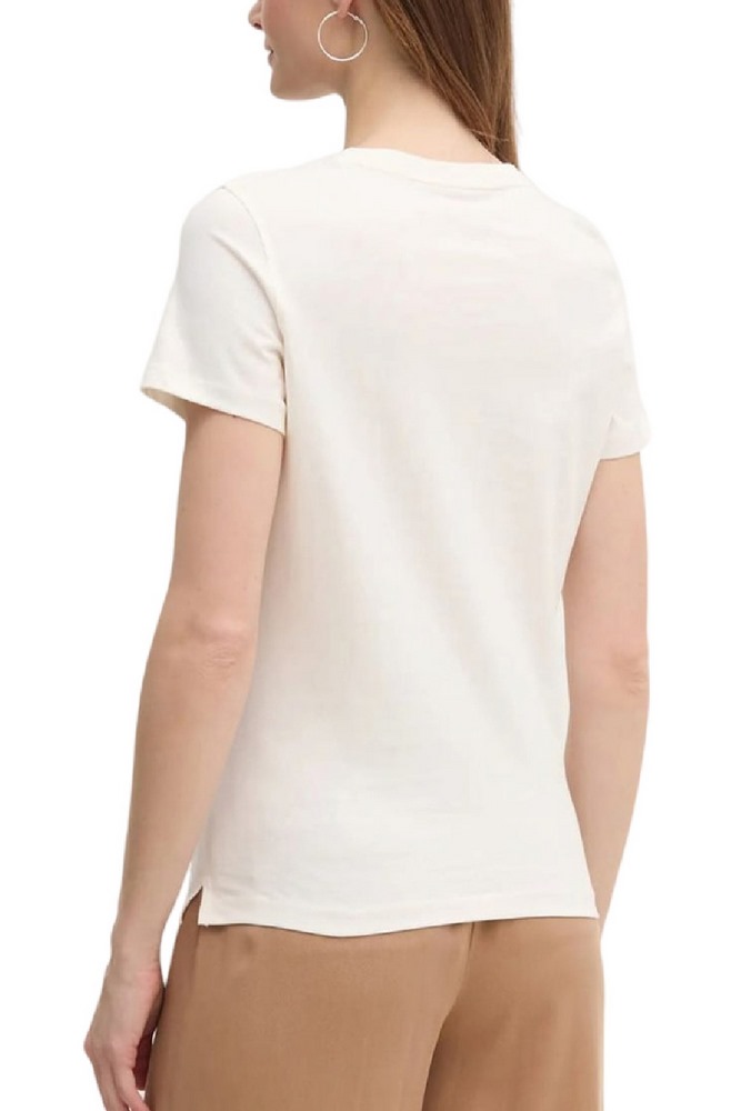 GUESS SS CN TRIANGLE LOVE TEE T-SHIRT ΜΠΛΟΥΖΑ ΓΥΝΑΙΚΕΙΑ WHITE