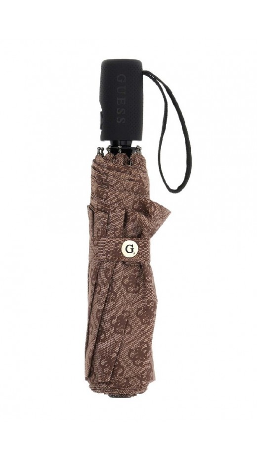 GUESS OPEN-CLOSE UMBRELLA ΑΞΕΣΟΥΑΡ ΟΜΠΡΕΛΑ ΓΥΝΑΙΚΕΙΑ LATTE