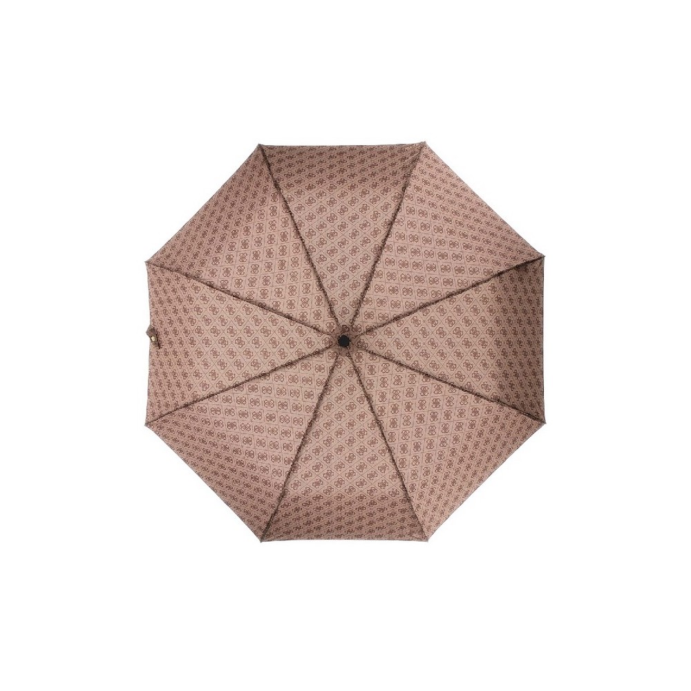 GUESS OPEN-CLOSE UMBRELLA ΑΞΕΣΟΥΑΡ ΟΜΠΡΕΛΑ ΓΥΝΑΙΚΕΙΑ LATTE