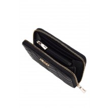 GUESS ANNING SLG MEDIUM ZIP AROUND ΠΟΡΤΟΦΟΛΙ ΓΥΝΑΙΚΕΙΟ BLACK