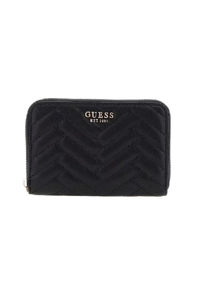 GUESS ANNING SLG MEDIUM ZIP AROUND ΠΟΡΤΟΦΟΛΙ ΓΥΝΑΙΚΕΙΟ BLACK