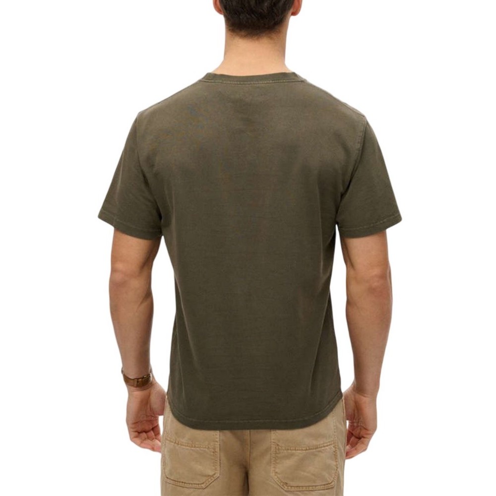 SUPERDRY D1 OVIN ESSENTIALS RELAXED TEE T-SHIRT ΜΠΛΟΥΖΑ ΑΝΔΡΙΚΗ KHAKI