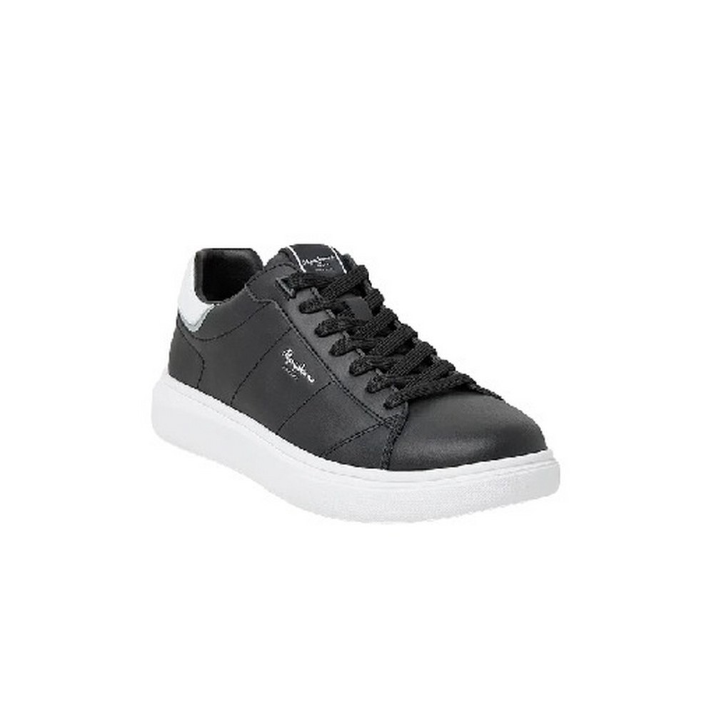 PEPE JEANS EATON BASIC ΠΑΠΟΥΤΣΙ ΑΝΔΡΙΚΟ BLACK/WHITE