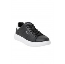 PEPE JEANS EATON BASIC ΠΑΠΟΥΤΣΙ ΑΝΔΡΙΚΟ BLACK/WHITE