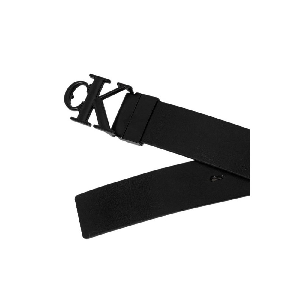 CALVIN KLEIN BUCKLE TUMBLED 35MM ADJ/REV ΖΩΝΗ ΑΝΔΡΙΚΗ BLACK