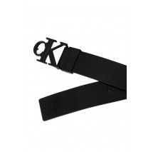 CALVIN KLEIN BUCKLE TUMBLED 35MM ADJ/REV ΖΩΝΗ ΑΝΔΡΙΚΗ BLACK
