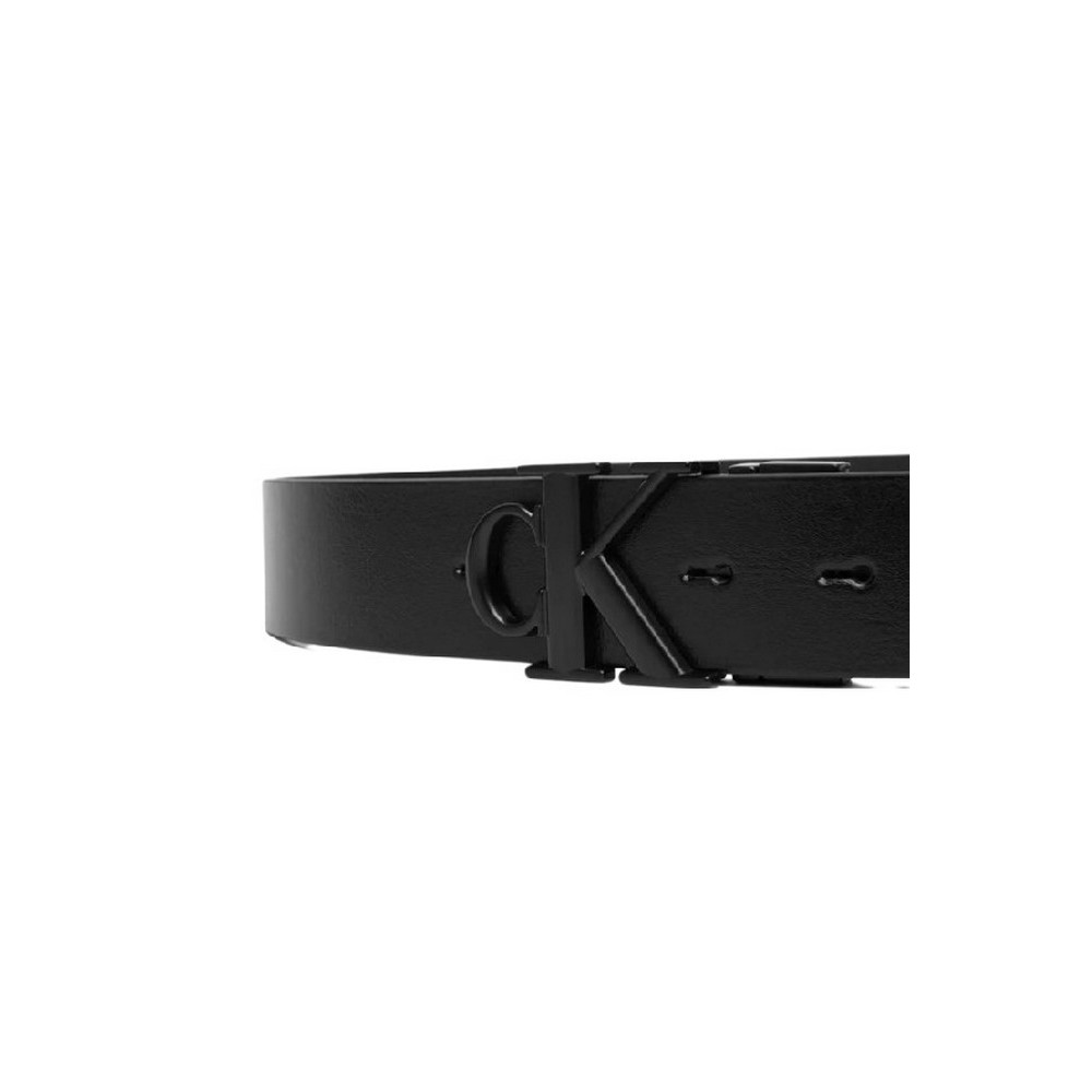 CALVIN KLEIN BUCKLE TUMBLED 35MM ADJ/REV ΖΩΝΗ ΑΝΔΡΙΚΗ BLACK