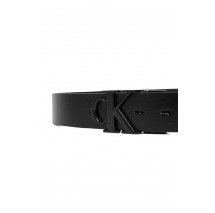 CALVIN KLEIN BUCKLE TUMBLED 35MM ADJ/REV ΖΩΝΗ ΑΝΔΡΙΚΗ BLACK