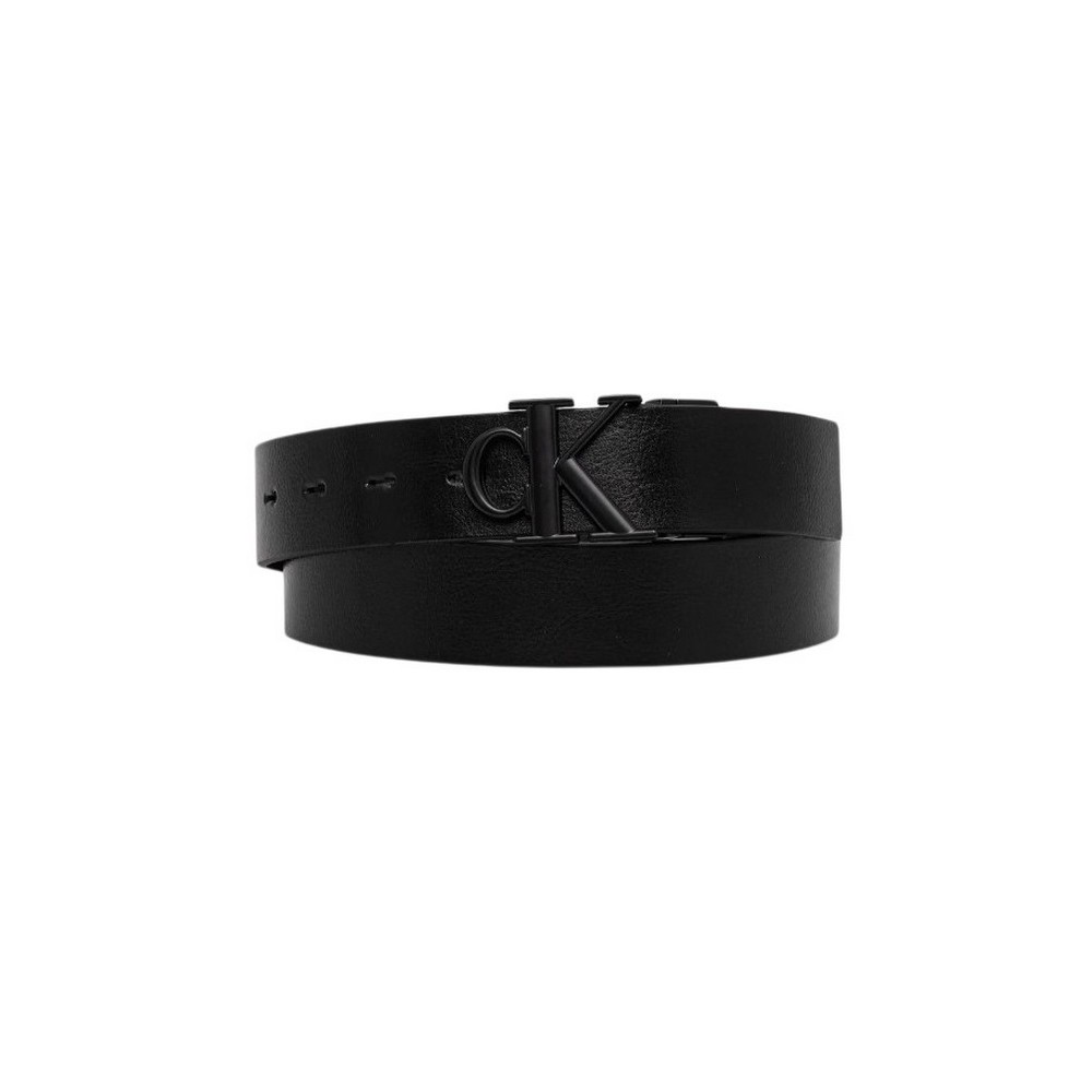 CALVIN KLEIN BUCKLE TUMBLED 35MM ADJ/REV ΖΩΝΗ ΑΝΔΡΙΚΗ BLACK