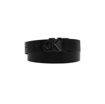 CALVIN KLEIN BUCKLE TUMBLED 35MM ADJ/REV ΖΩΝΗ ΑΝΔΡΙΚΗ BLACK