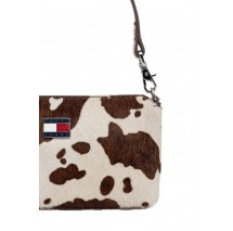 TOMMY JEANS MUST COW HANG WALLET ΠΟΡΤΟΦΟΛΙ ΓΥΝΑΙΚΕΙΟ COW PRINT