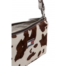TOMMY JEANS MUST COW HANG WALLET ΠΟΡΤΟΦΟΛΙ ΓΥΝΑΙΚΕΙΟ COW PRINT