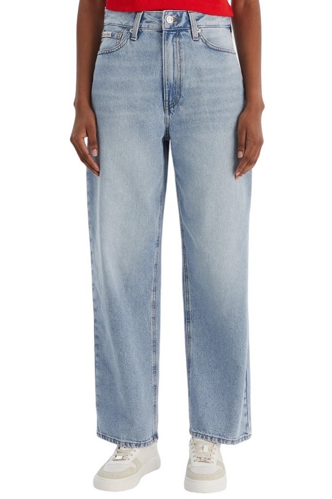 CALVIN KLEIN JEANS EU BARREL JEAN PANAMA ΠΑΝΤΕΛΟΝΙ ΓΥΝΑΙΚΕΙΟ LIGHT DENIM