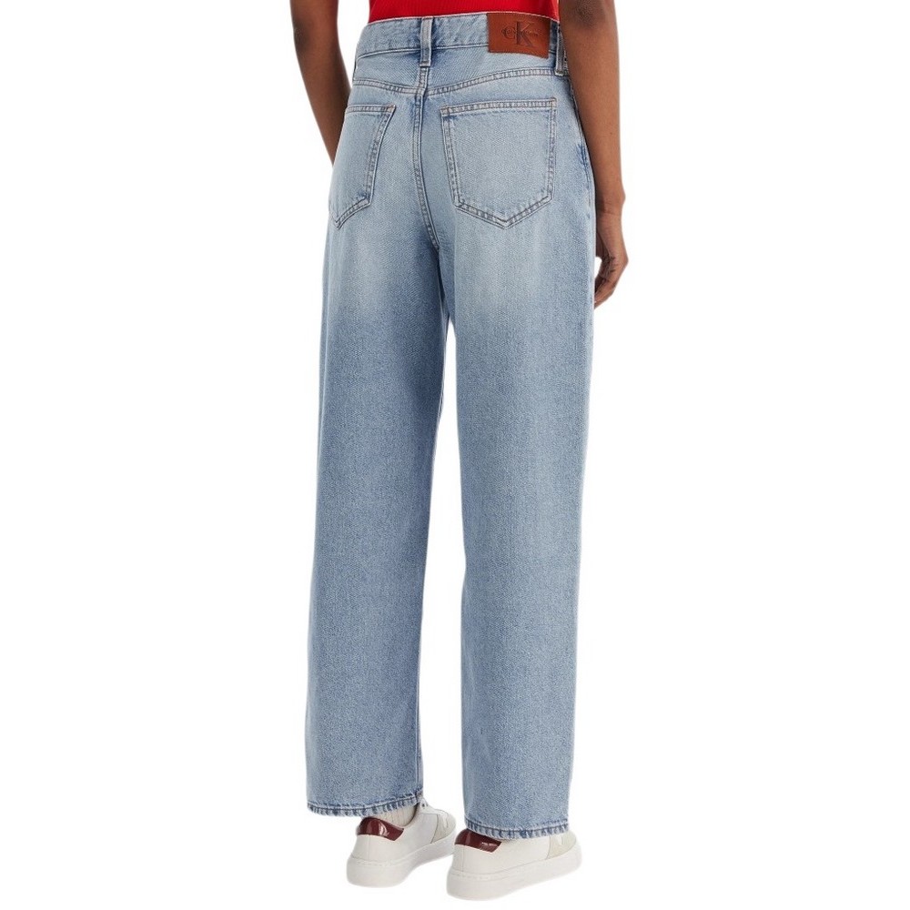 CALVIN KLEIN JEANS EU BARREL JEAN PANAMA ΠΑΝΤΕΛΟΝΙ ΓΥΝΑΙΚΕΙΟ LIGHT DENIM