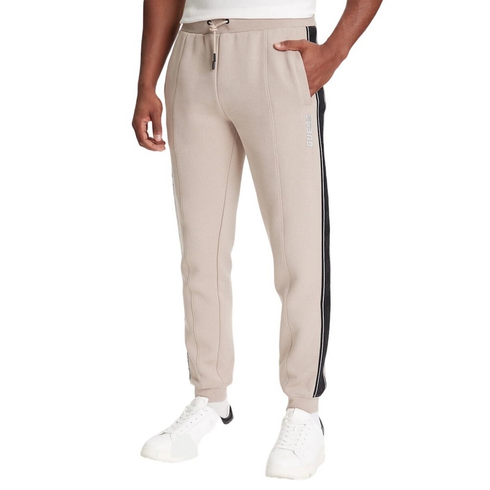 GUESS MICKEY CUFF PANT ΦΟΡΜΑ ΠΑΝΤΕΛΟΝΙ ΑΝΔΡΙΚΟ BEIGE