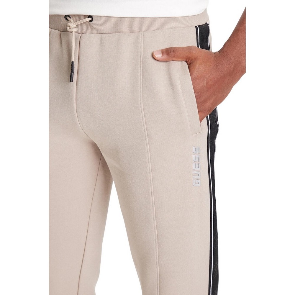 GUESS MICKEY CUFF PANT ΦΟΡΜΑ ΠΑΝΤΕΛΟΝΙ ΑΝΔΡΙΚΟ BEIGE