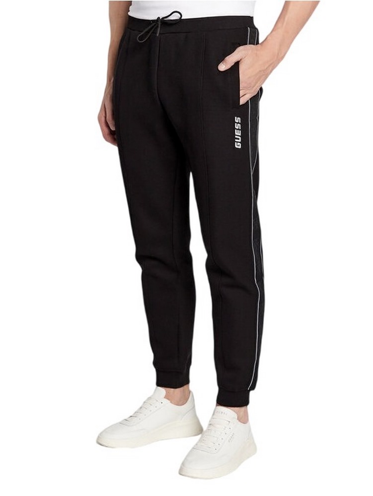 GUESS MICKEY CUFF PANT ΦΟΡΜΑ ΠΑΝΤΕΛΟΝΙ ΑΝΔΡΙΚΟ BLACK