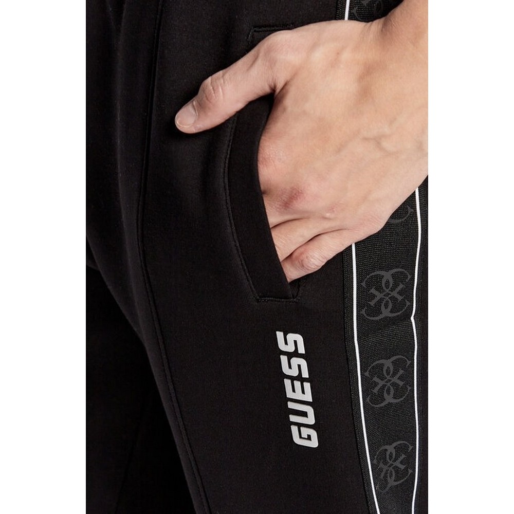GUESS MICKEY CUFF PANT ΦΟΡΜΑ ΠΑΝΤΕΛΟΝΙ ΑΝΔΡΙΚΟ BLACK