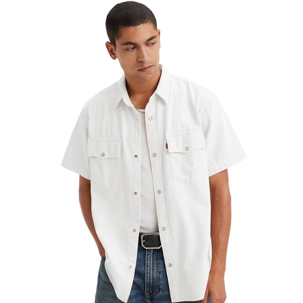 LEVIS SS RELAXED FIT WESTERN A57220004 ΠΟΥΚΑΜΙΣΟ ΑΝΔΡΙΚΟ OFF WHITE