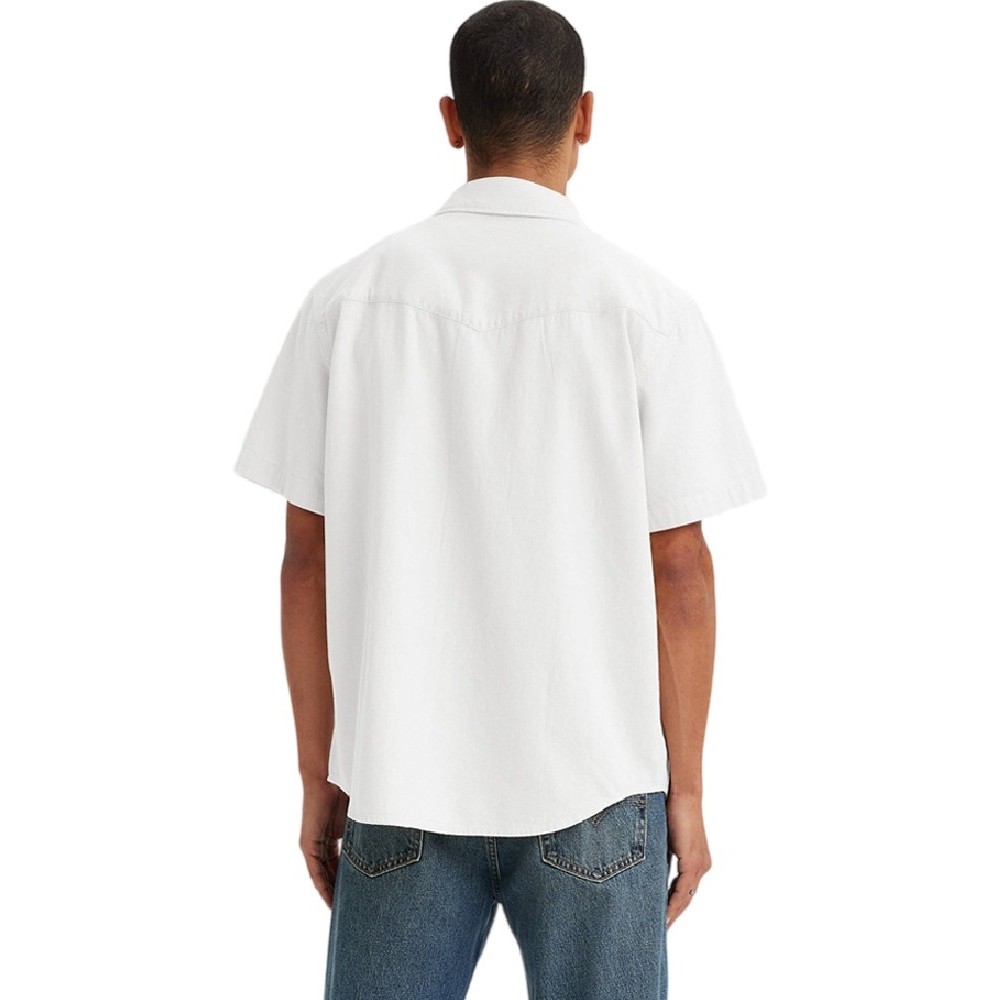 LEVIS SS RELAXED FIT WESTERN A57220004 ΠΟΥΚΑΜΙΣΟ ΑΝΔΡΙΚΟ OFF WHITE